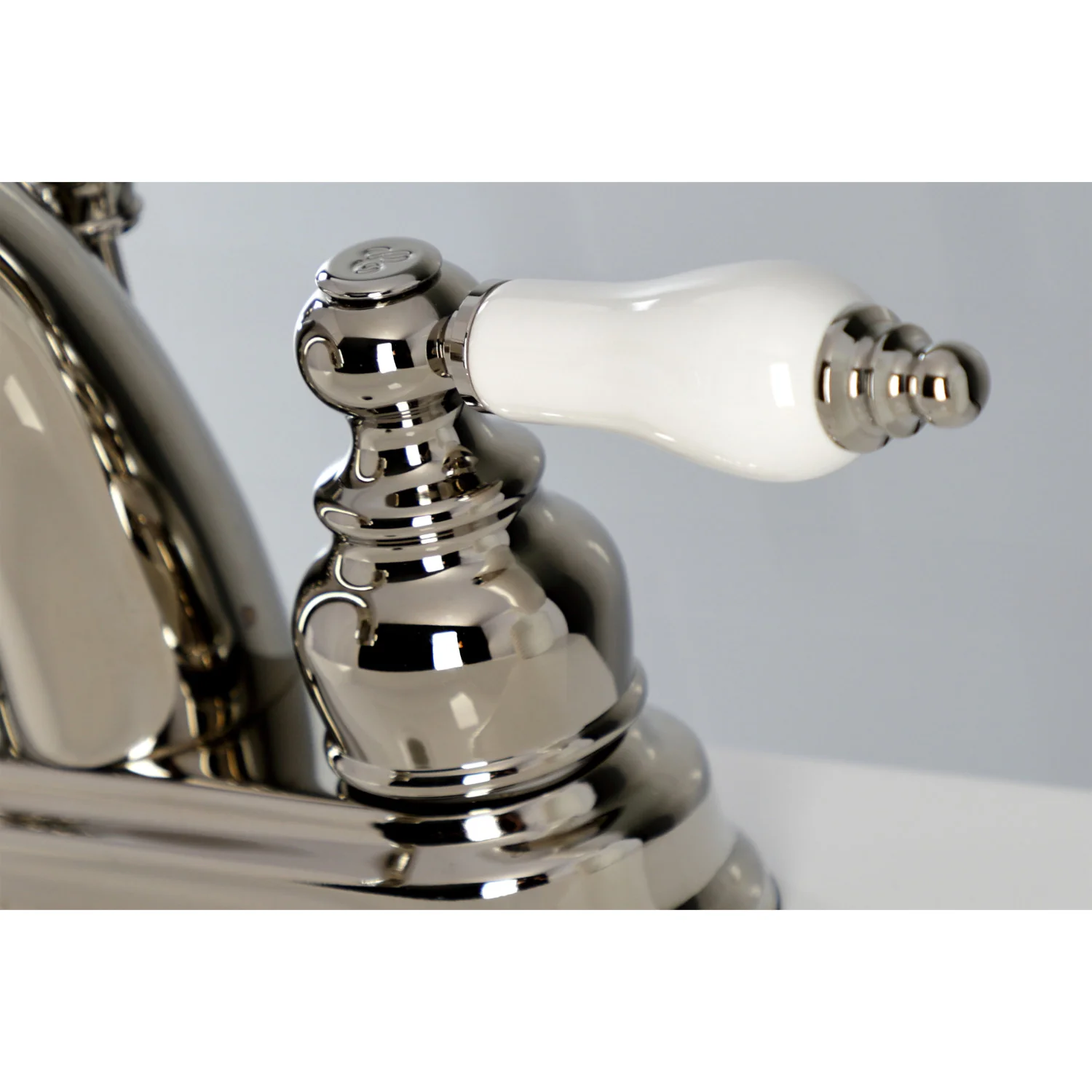 Kingston Heirloom KB5616PL - Restoration Double-Handle 3-Hole Deck Mount 4-Inch Centerset Bathroom Faucet with Pop-Up Drain, Polished Nickel - Image 13