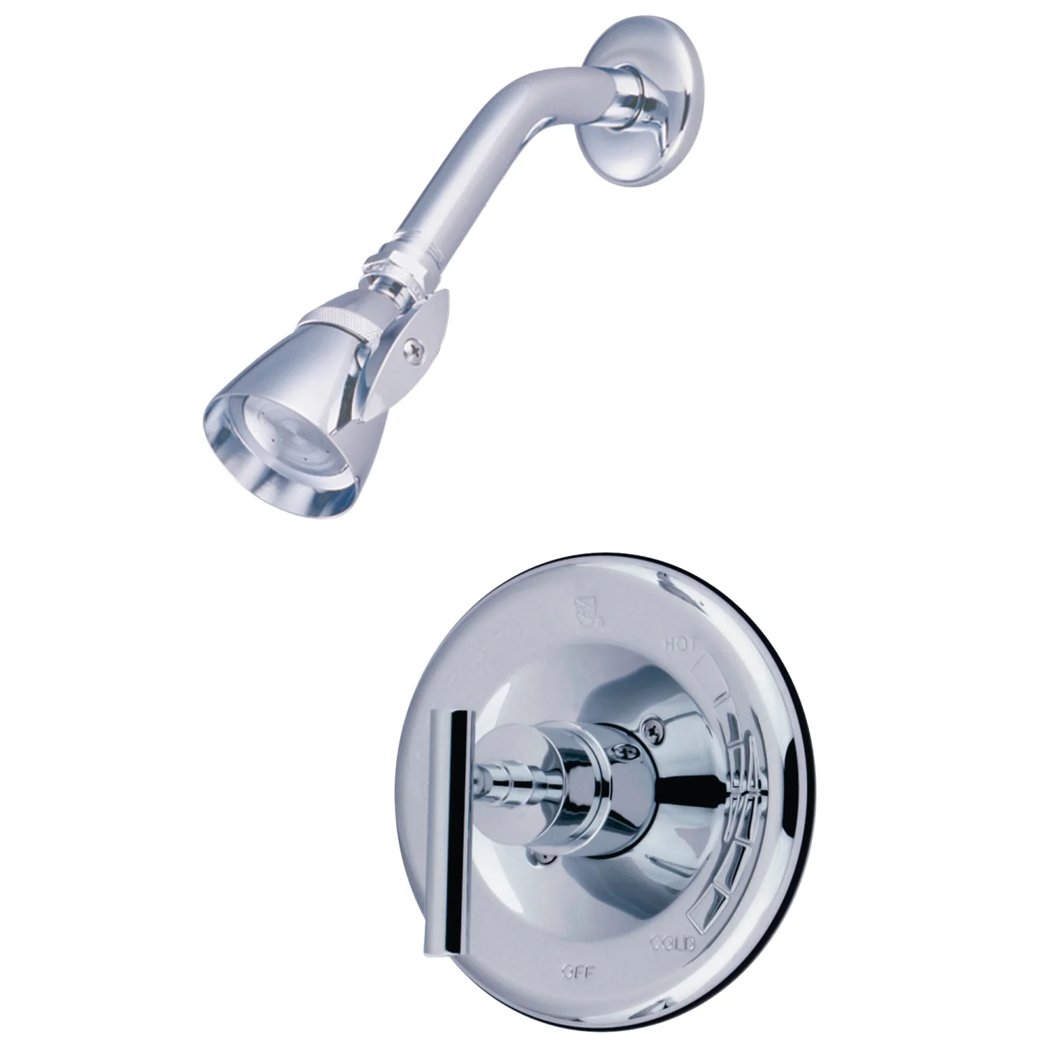 Kingston Tulare KB6631CMLSO - Manhattan Single-Handle Pressure Balanced Shower Faucet, Polished Chrome