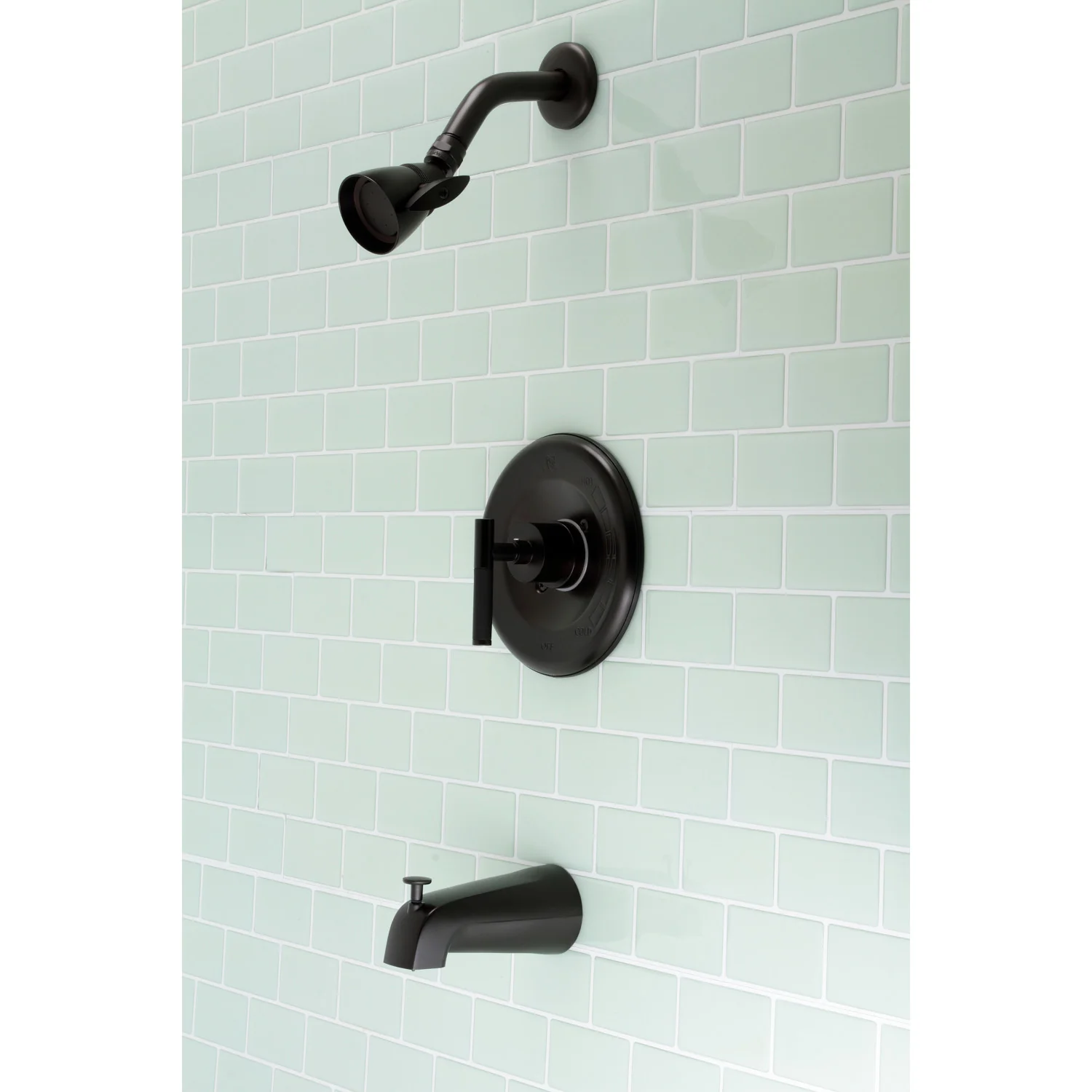 Kingston Sona KB6635CKL - Kaiser Single-Handle Pressure Balanced Tub and Shower Faucet, Oil Rubbed Bronze - Image 2