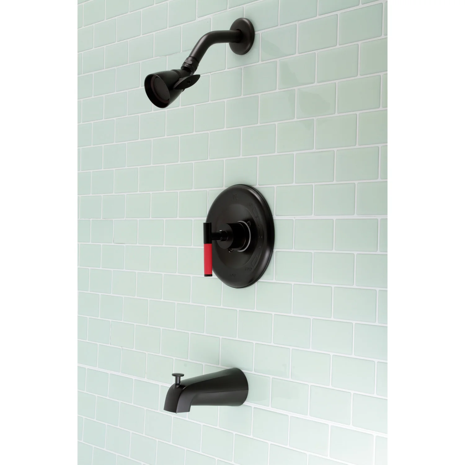 Kingston Sona KB6635CKL - Kaiser Single-Handle Pressure Balanced Tub and Shower Faucet, Oil Rubbed Bronze - Image 3