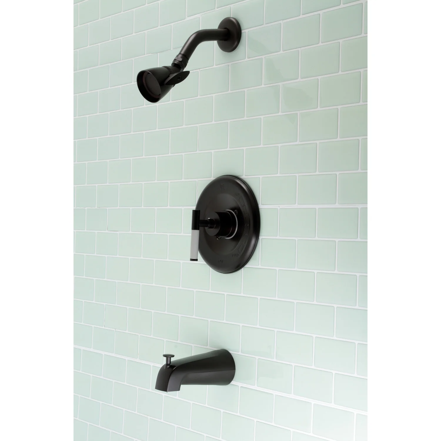 Kingston Sona KB6635CKL - Kaiser Single-Handle Pressure Balanced Tub and Shower Faucet, Oil Rubbed Bronze - Image 5
