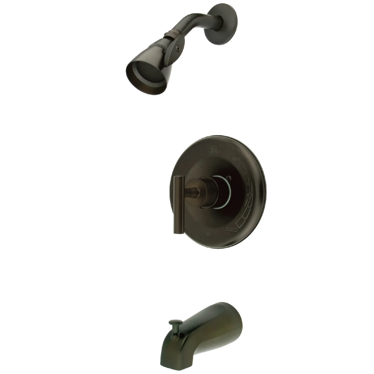 Kingston Sona KB6635CML - Manhattan Single-Handle Pressure Balanced Tub and Shower Faucet, Oil Rubbed Bronze