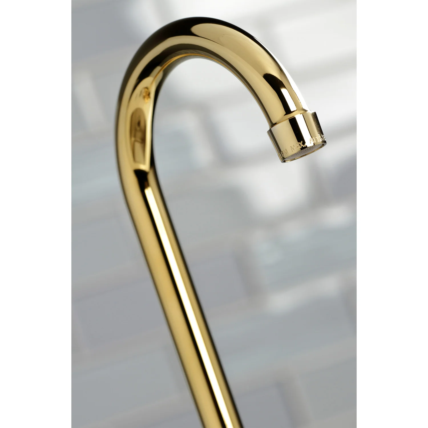 Kingston Tulare KB8492EFL - Centurion Two-Handle 2-Hole Deck Mount Bar Faucet, Polished Brass - Image 3