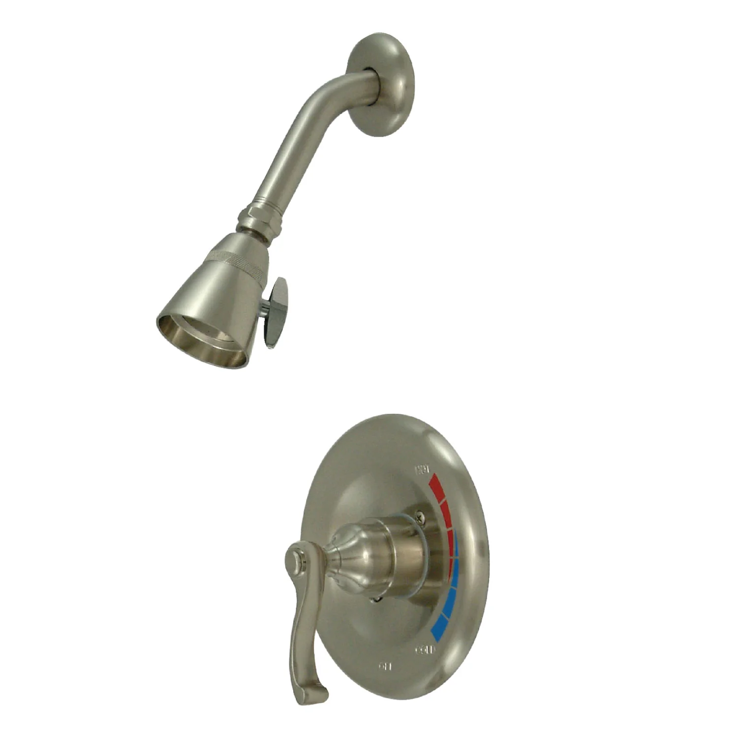 Kingston Tulare KB8638FLSO - Royale Single-Handle Pressure Balanced Shower Faucet, Brushed Nickel