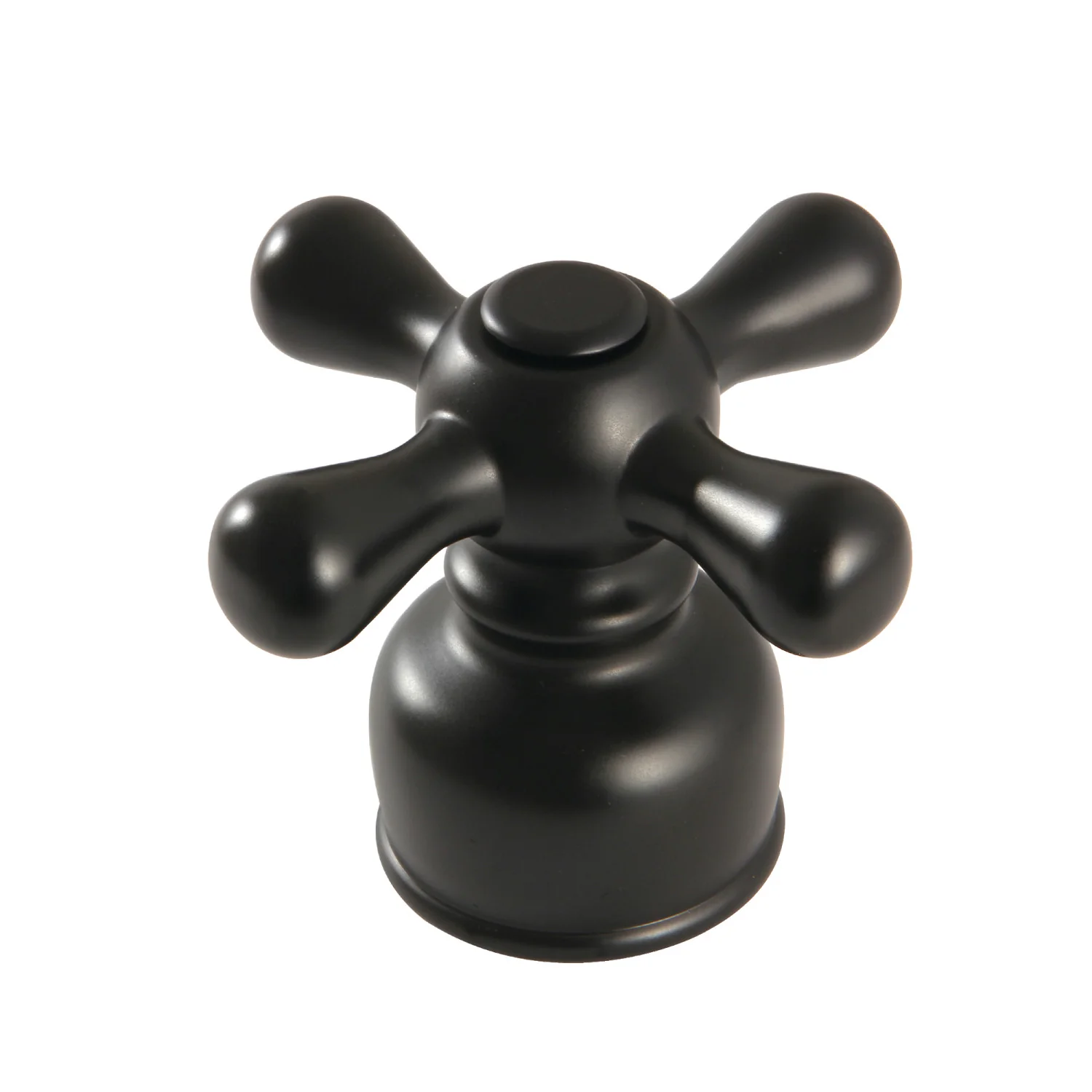 Kingston KBDH720AX Zinc Alloy Cross Handle, Diverter for Tub and Shower Faucet, Matte Black