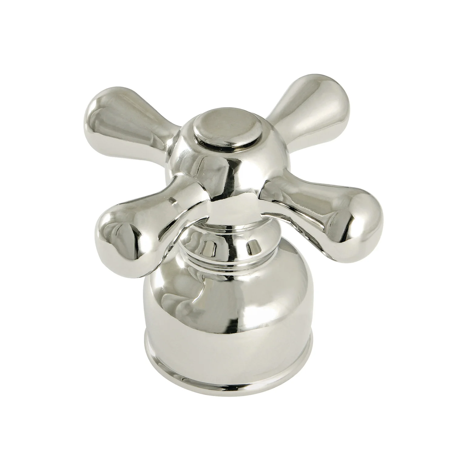Kingston KBDH726AXPN Zinc Alloy Cross Handle, Diverter for Tub and Shower Faucet, Polished Nickel