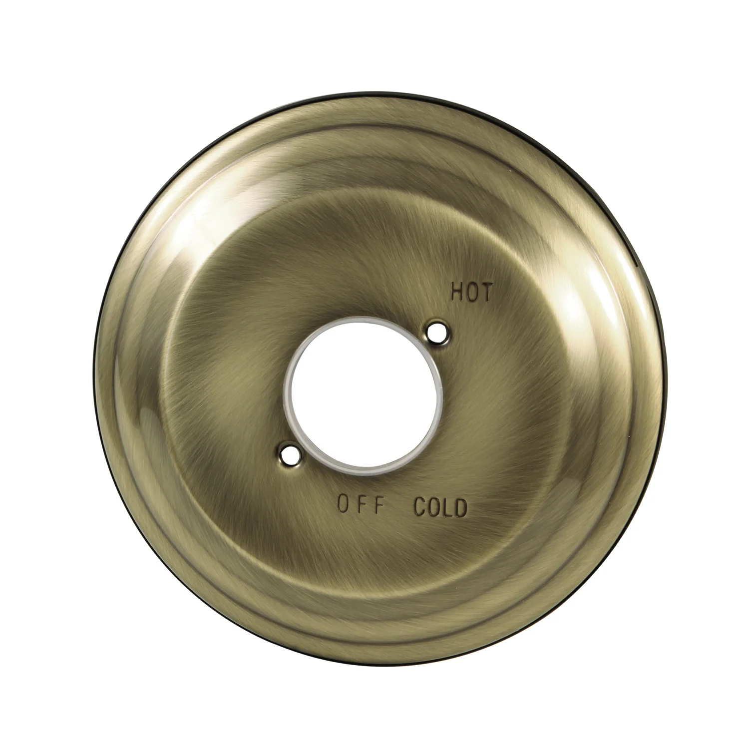 Kingston KBE3633 Shower Escutcheon Plate, Antique Brass
