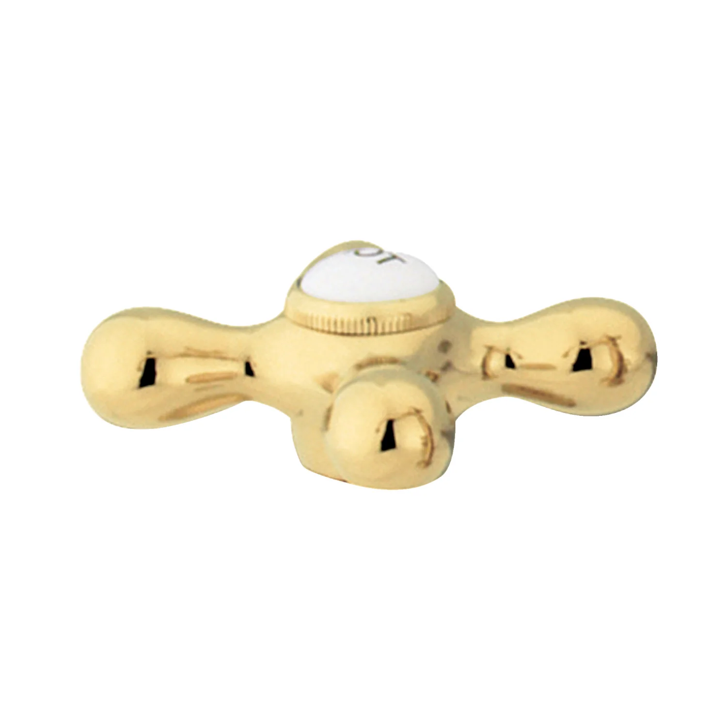 Kingston KBH1792AXH Brass Cross Handle (Hot Side), Polished Brass