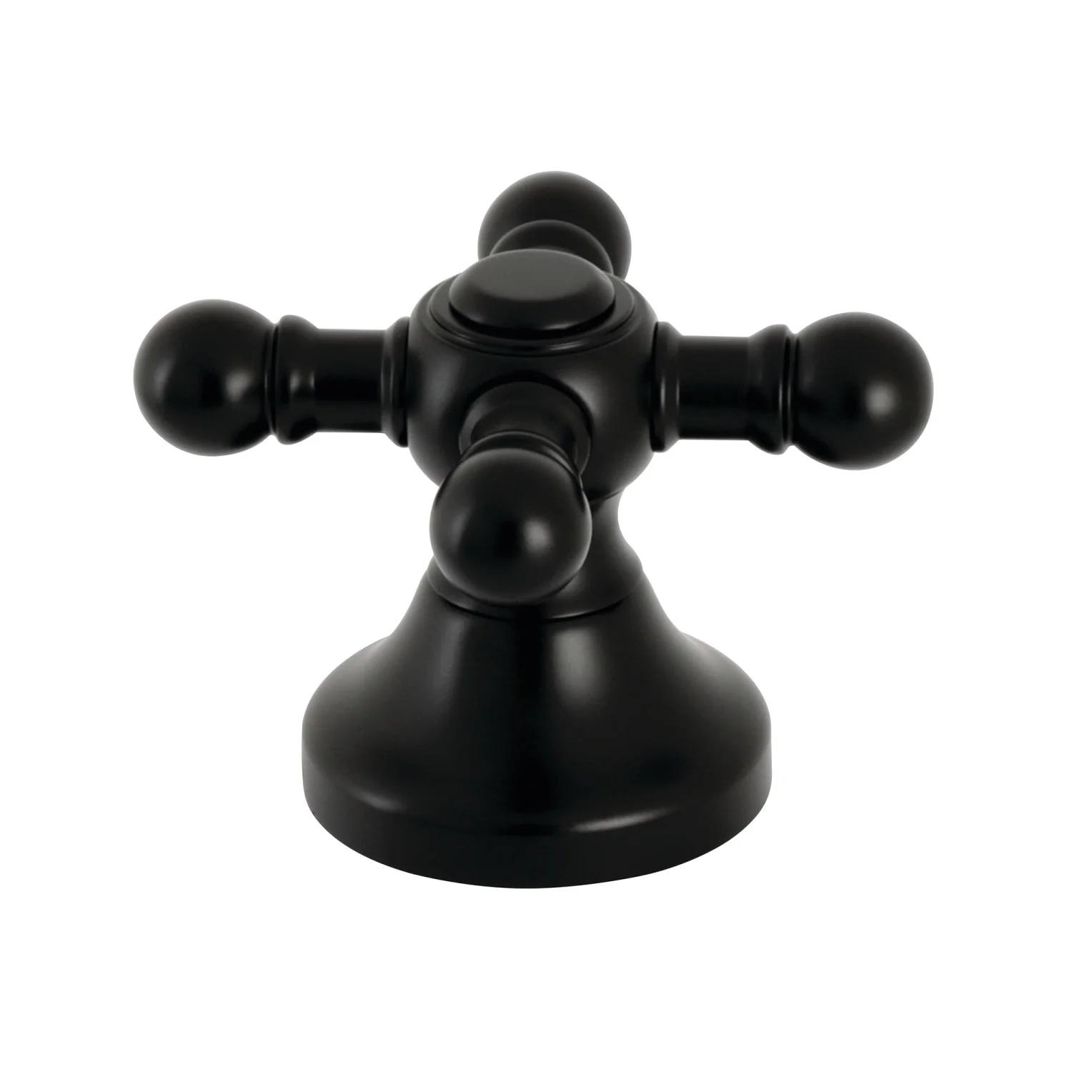 Kingston Buckingham KBH2630BX Metal Cross Handle, Matte Black