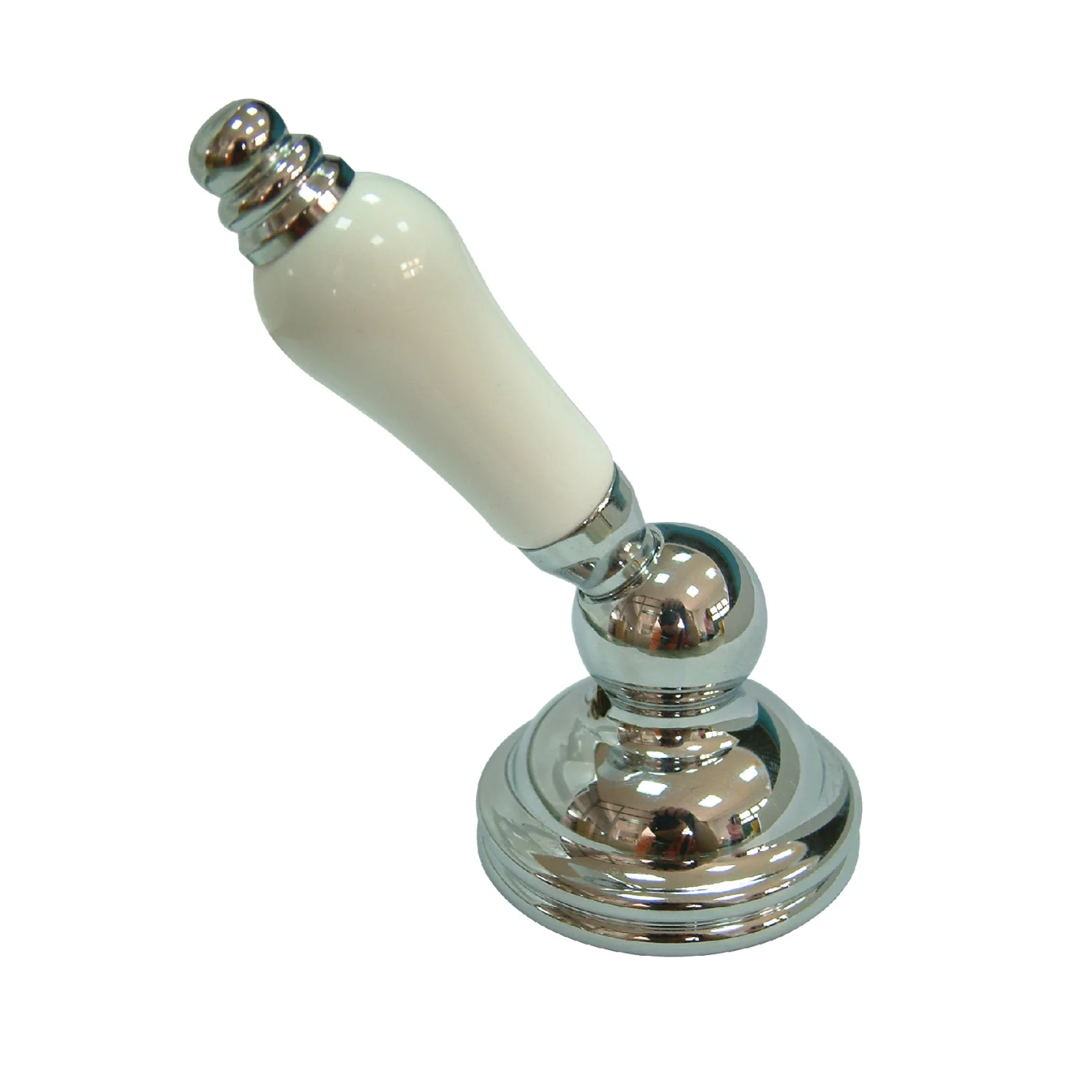 Kingston KBH3401PL Porcelain Lever Handle, Polished Chrome