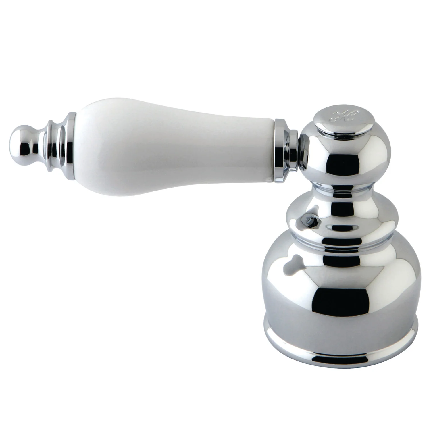 Kingston KBH601BH Porcelain Lever Handle (Hot Side), Polished Chrome