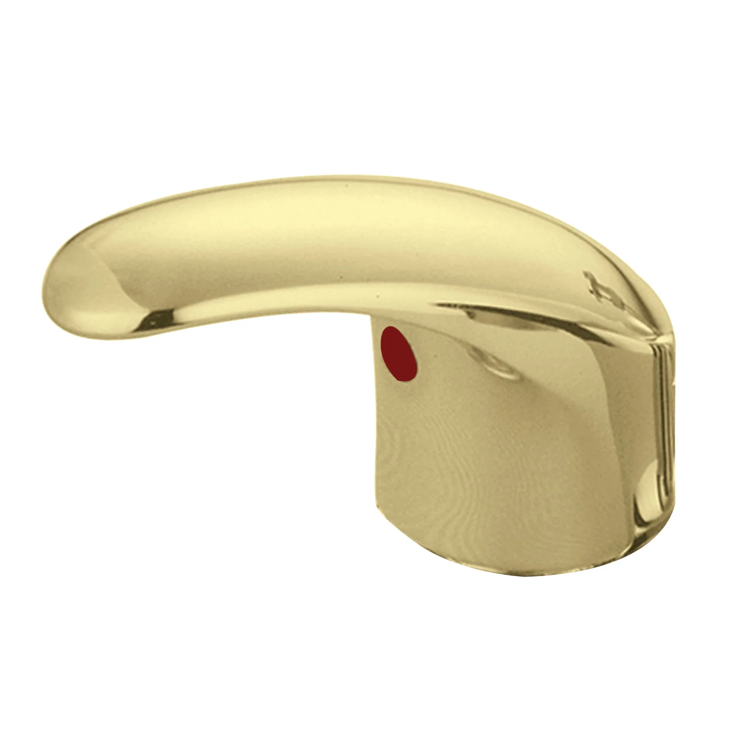 Kingston KBH6622H Zinc Alloy Lever Handle (Hot Side), Polished Brass