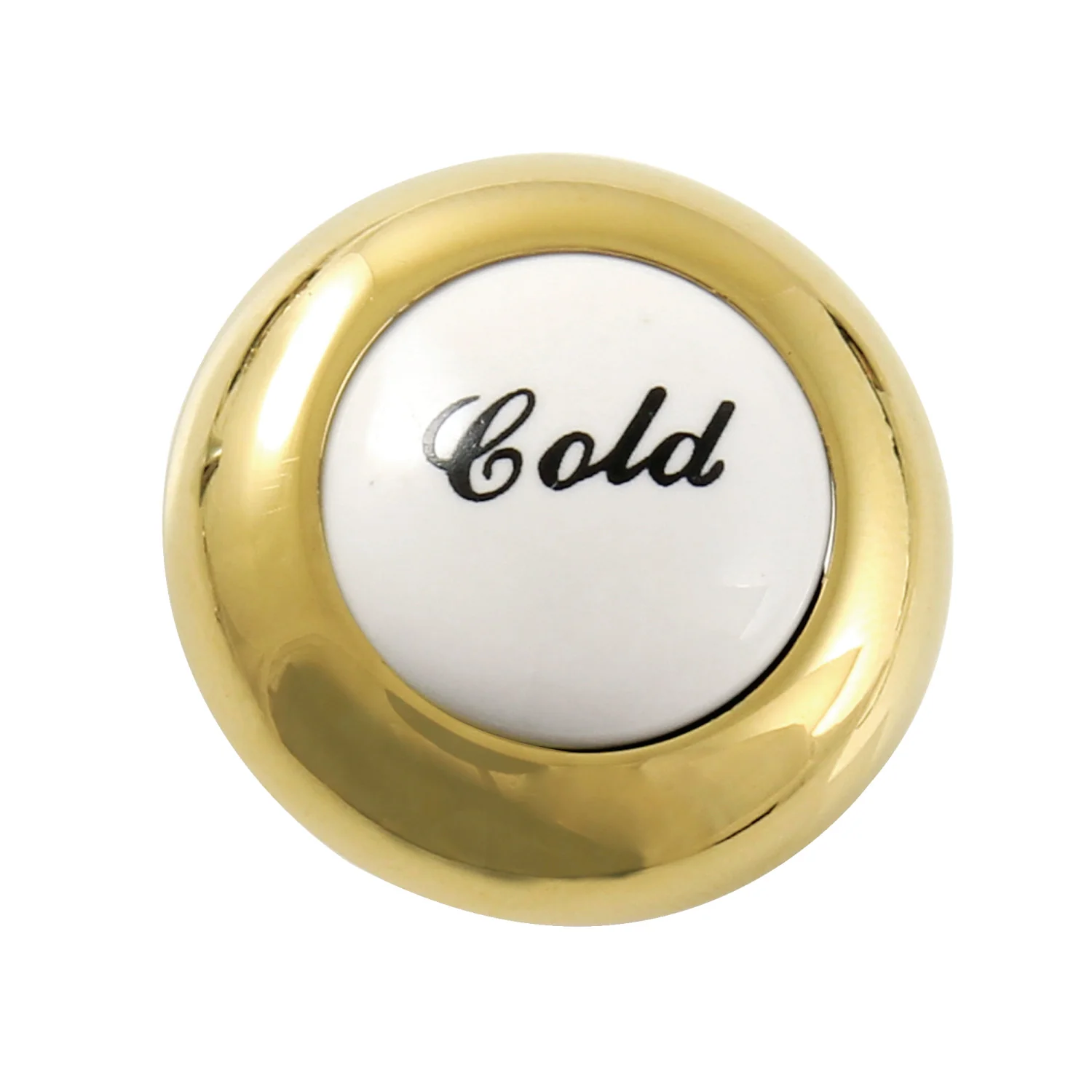 Kingston KBHI4462BXC Cold Handle Index Button, Polished Brass