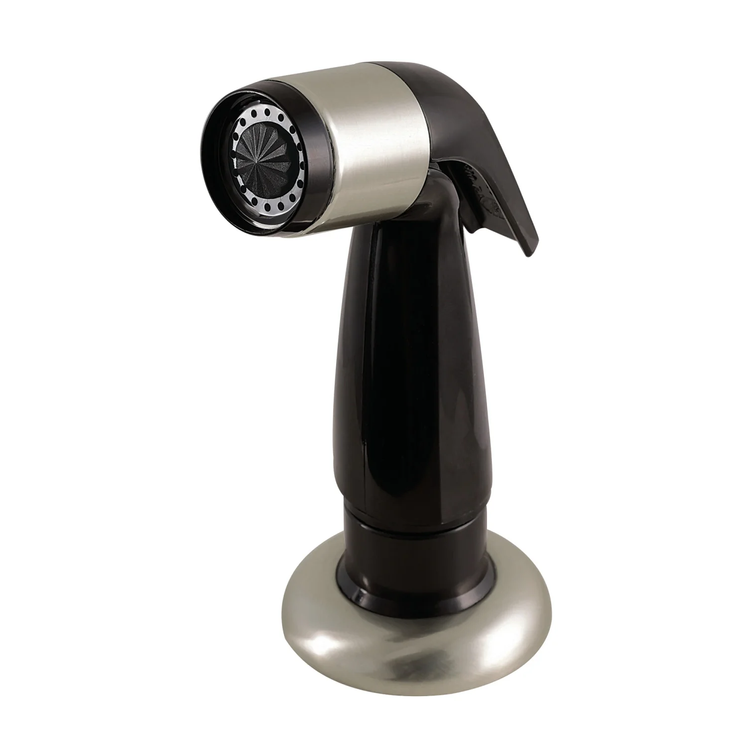 Kingston Made To Match KBS122SNSP Plastic Kitchen Faucet Side Sprayer, Black/Brushed Nickel