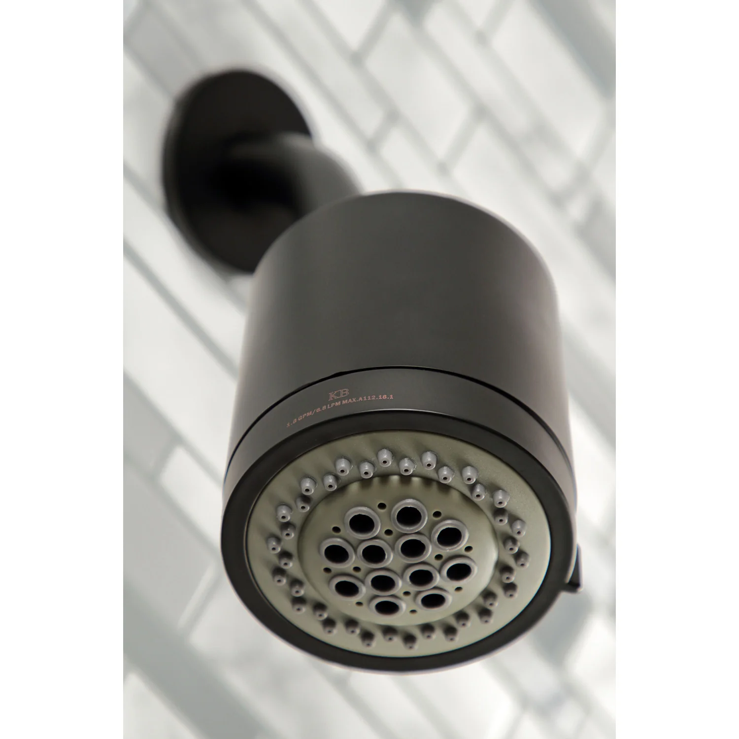 Kingston Sona KBX8130NDL - NuvoFusion Triple-Handle Tub and Shower Faucet, Matte Black - Image 5
