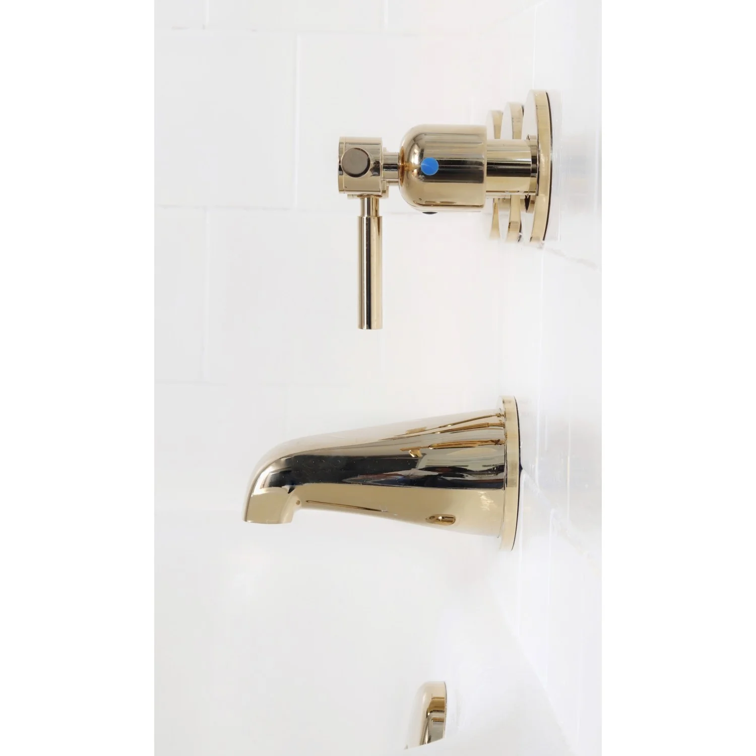 Kingston Sona KBX8132DL - Concord Triple-Handle Tub and Shower Faucet, Polished Brass - Image 22
