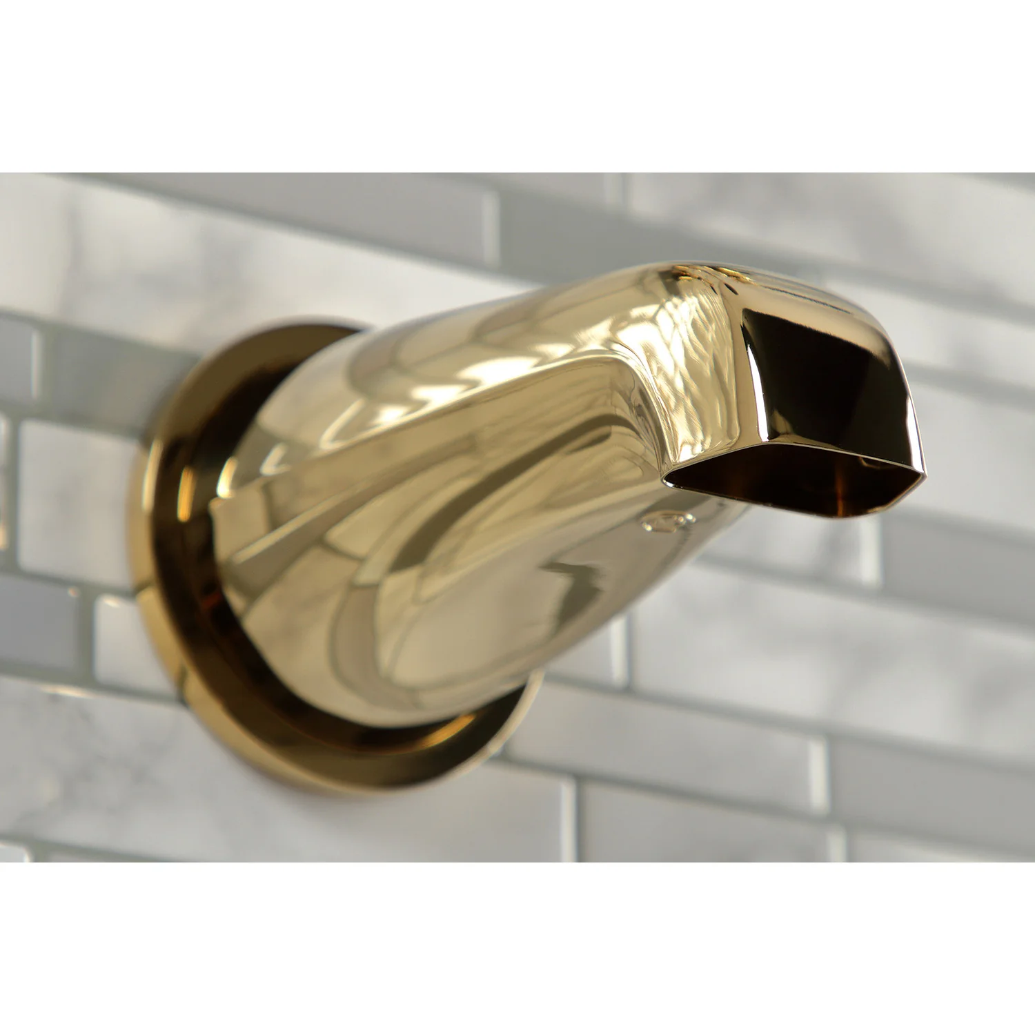 Kingston Sona KBX8132NDL - NuvoFusion Triple-Handle Tub and Shower Faucet, Polished Brass - Image 4