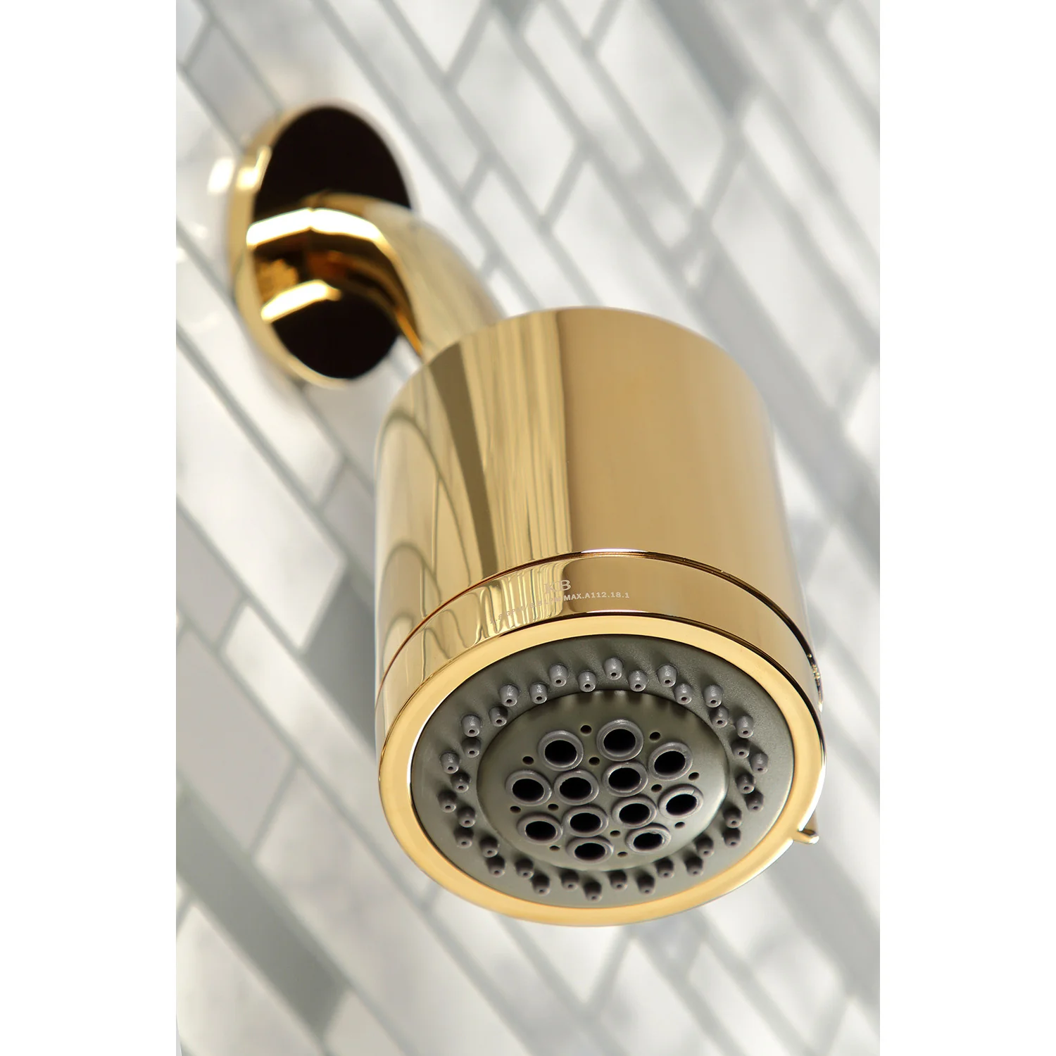 Kingston Sona KBX8132NDL - NuvoFusion Triple-Handle Tub and Shower Faucet, Polished Brass - Image 5