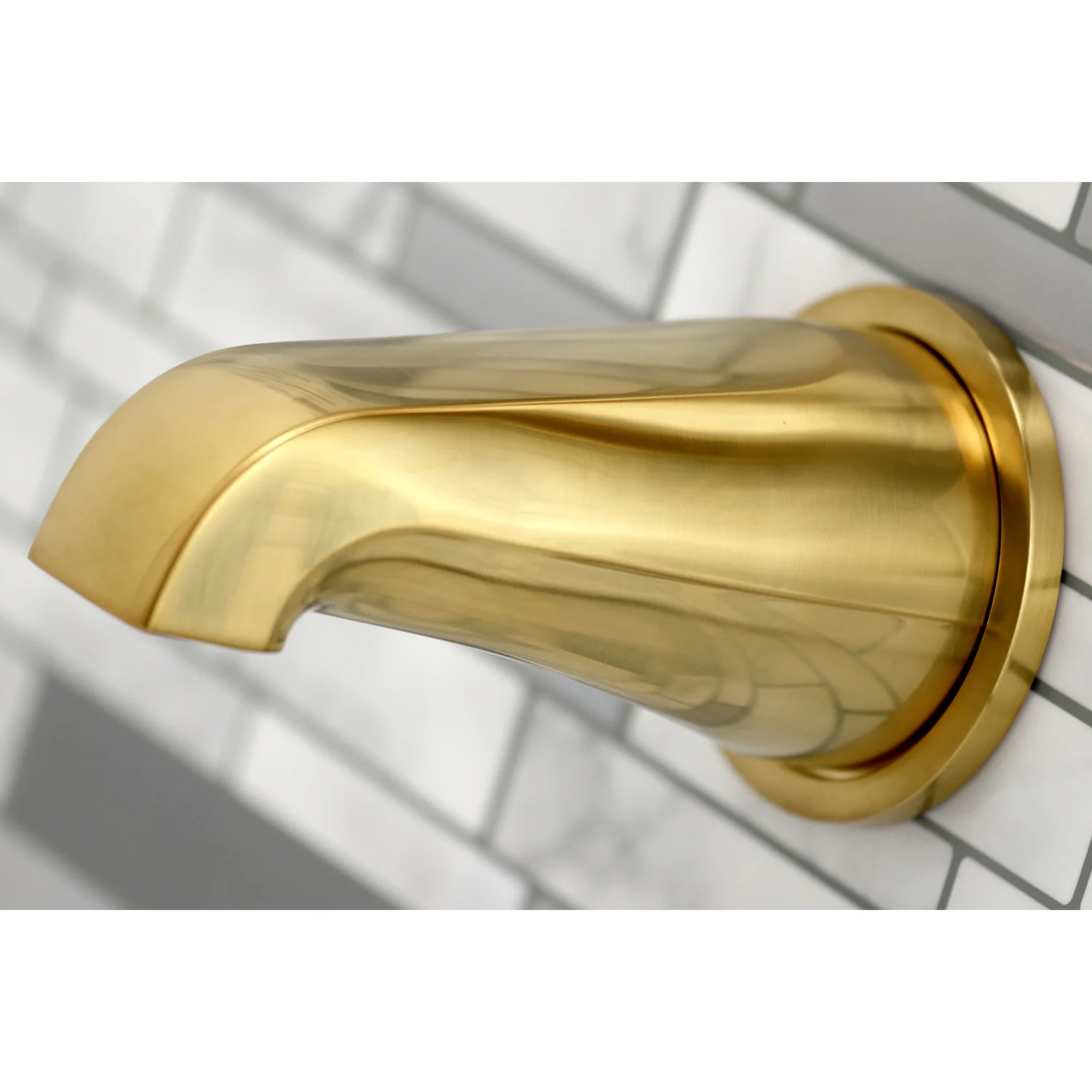 Kingston Sona KBX8137DL - Concord Triple-Handle Tub and Shower Faucet, Brushed Brass - Image 2