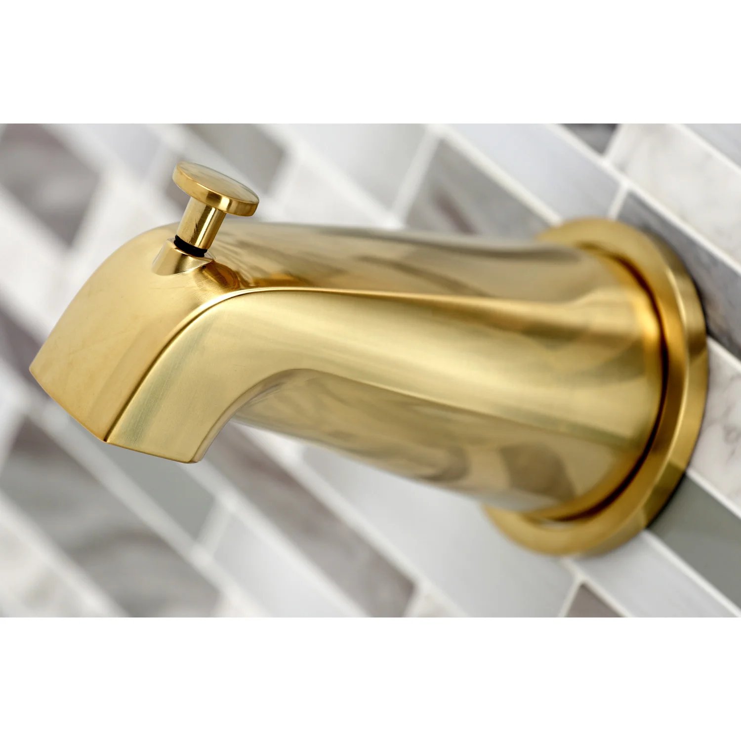 Kingston Sona KBX8147DL - Concord Double-Handle Tub and Shower Faucet, Brushed Brass - Image 2