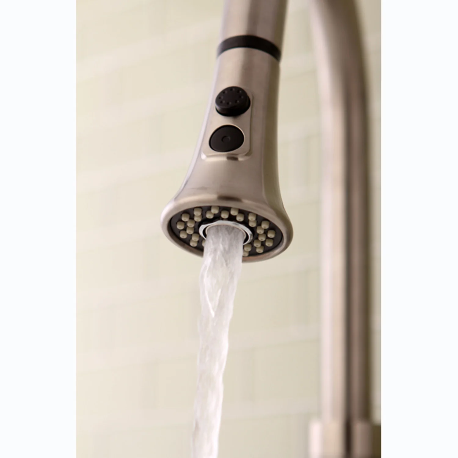 Kingston Made To Match KDH8728 2-Function Pull-Down Kitchen Faucet Sprayer, Brushed Nickel - Image 2