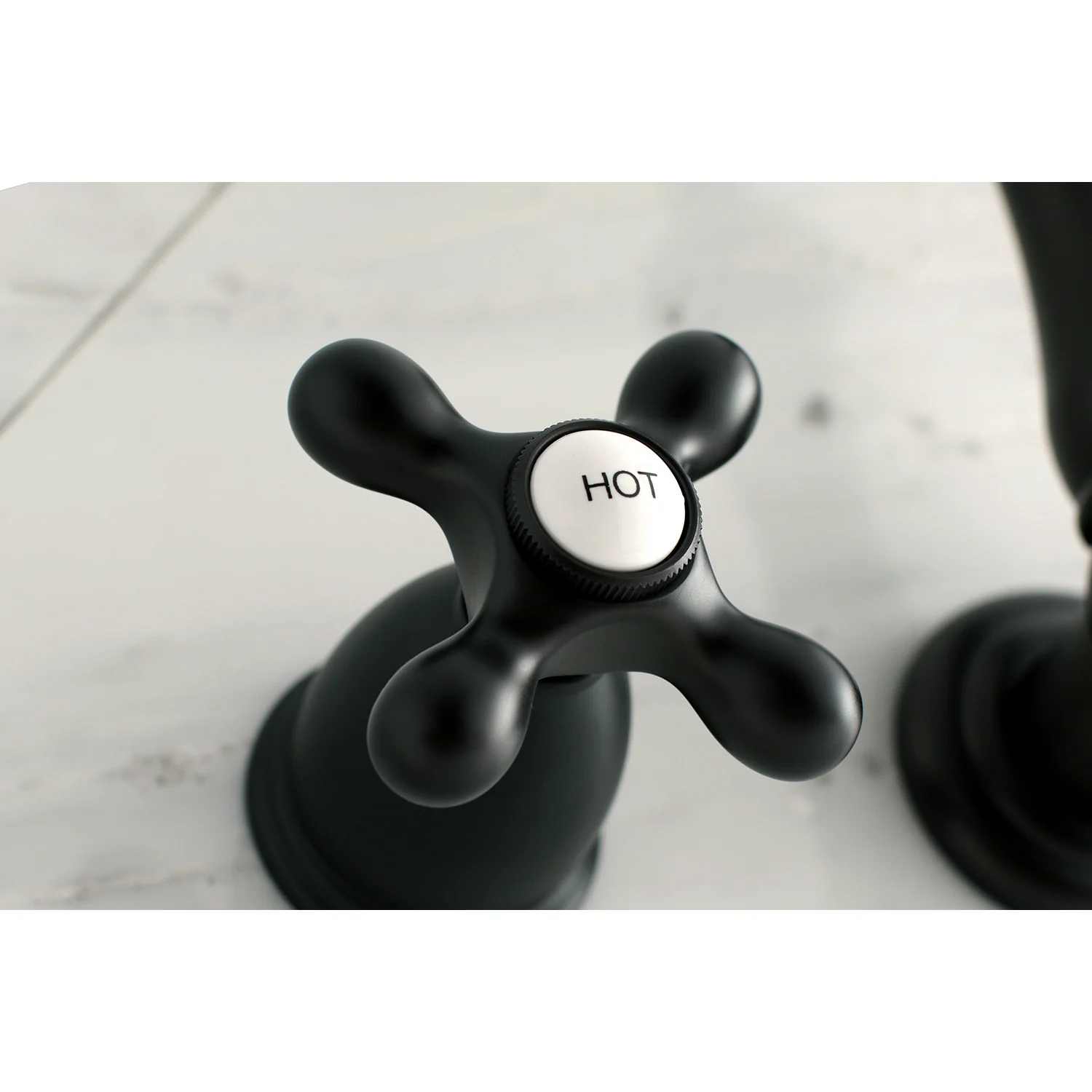 Kingston Heirloom KS1025AX - Heritage Two-Handle 3-Hole Wall Mount Tub Faucet, Oil Rubbed Bronze - Image 2