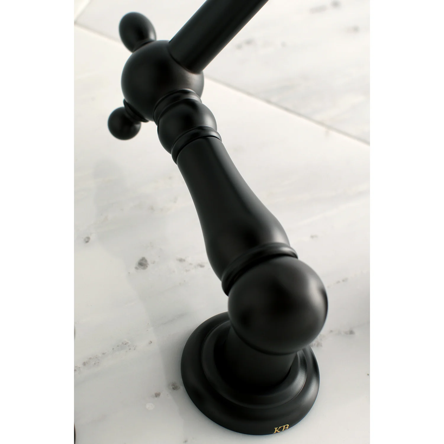 Kingston Heirloom KS1025PL - Heritage Two-Handle 3-Hole Wall Mount Tub Faucet, Oil Rubbed Bronze - Image 3