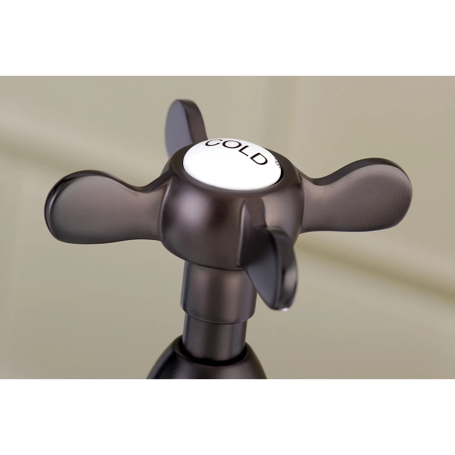 Kingston Heirloom KS1175BEX - Essex Two-Handle 2-Hole Deck Mount Bridge Kitchen Faucet, Oil Rubbed Bronze - Image 2