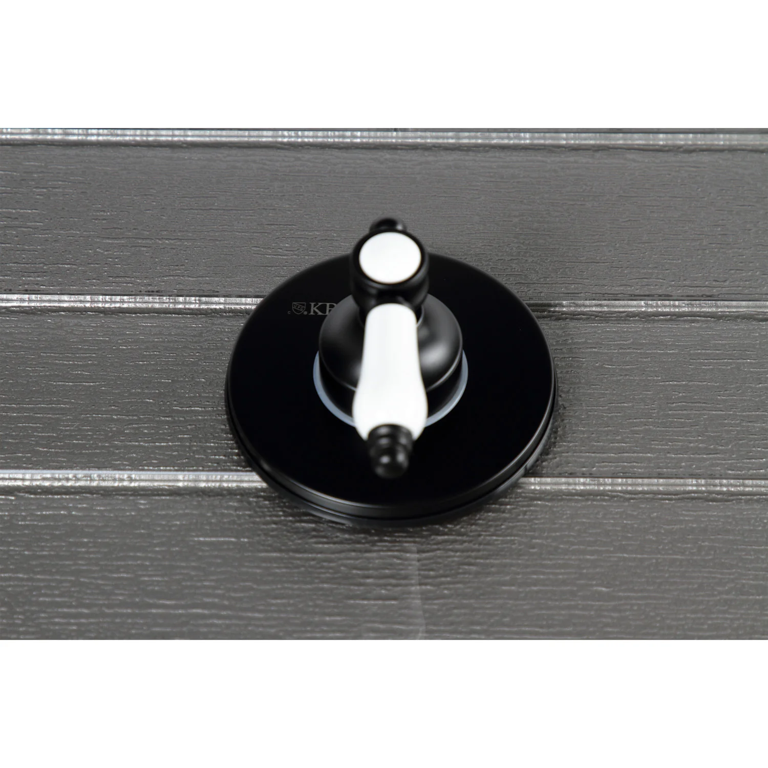 Kingston Heirloom KS3030BPL - Bel-Air Single-Handle Three-Way Diverter Valve with Round Trim Kit, Matte Black - Image 5