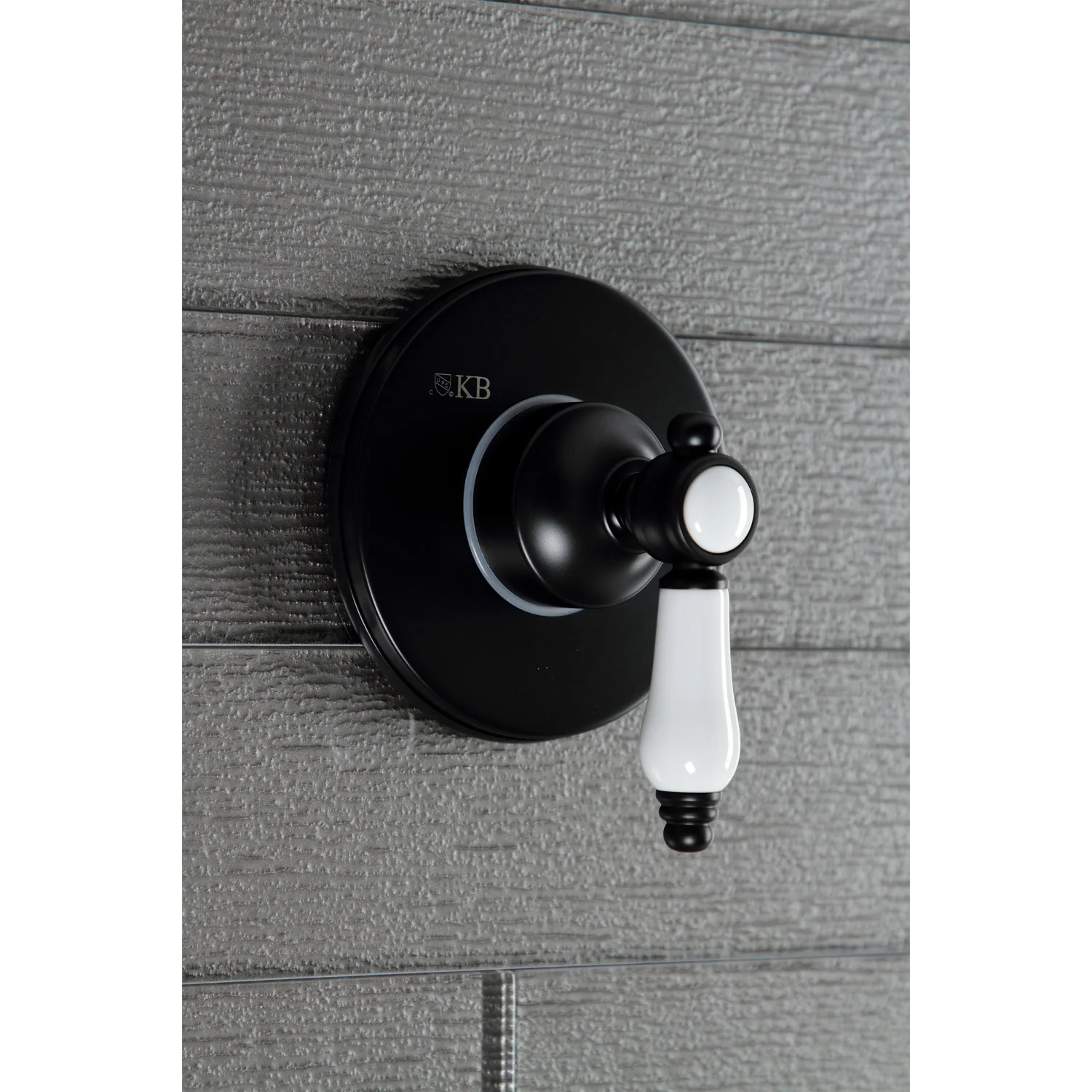 Kingston Heirloom KS3030BPL - Bel-Air Single-Handle Three-Way Diverter Valve with Round Trim Kit, Matte Black - Image 6