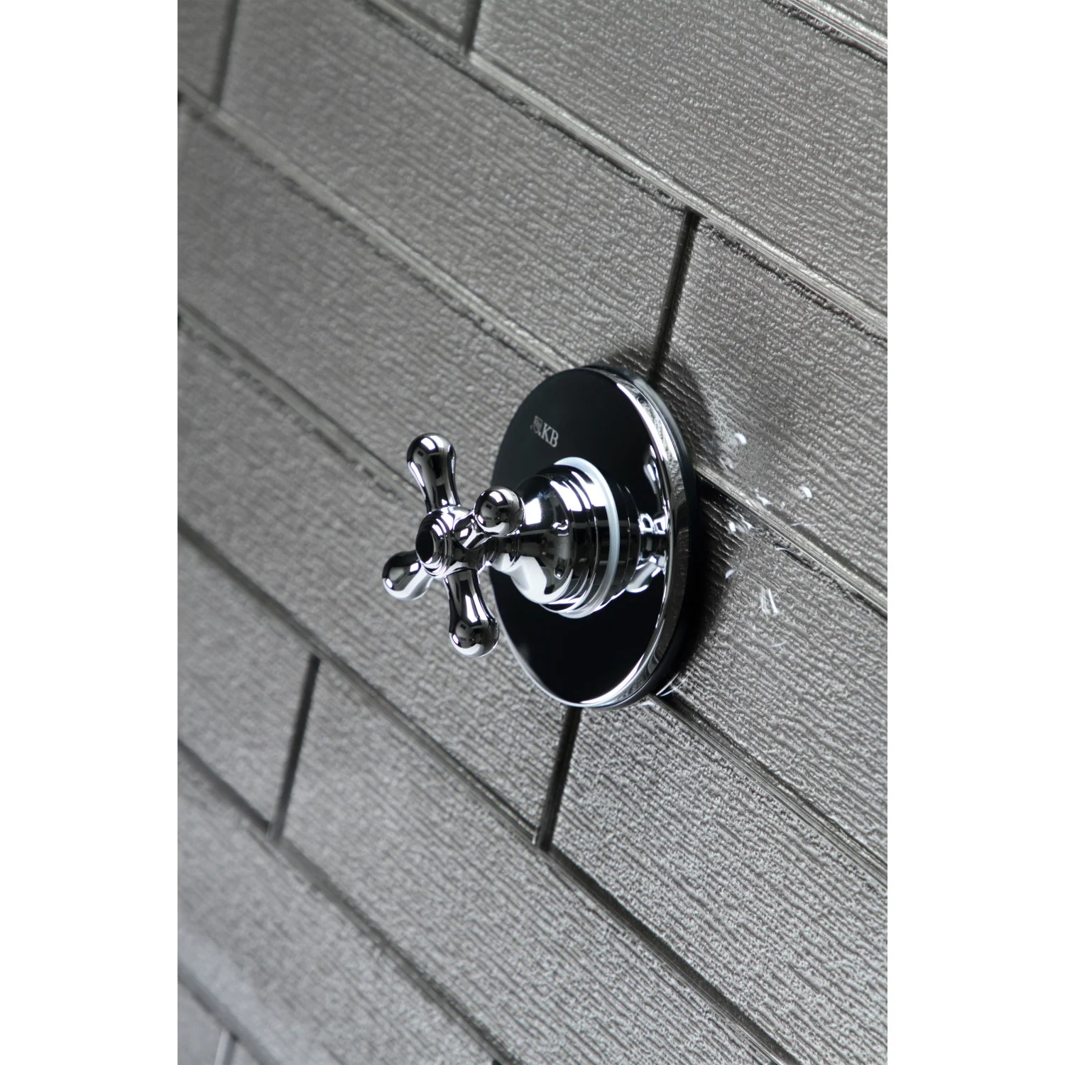 Kingston Heirloom KS3031AX - Restoration Single-Handle Three-Way Diverter Valve with Round Trim Kit, Polished Chrome - Image 5