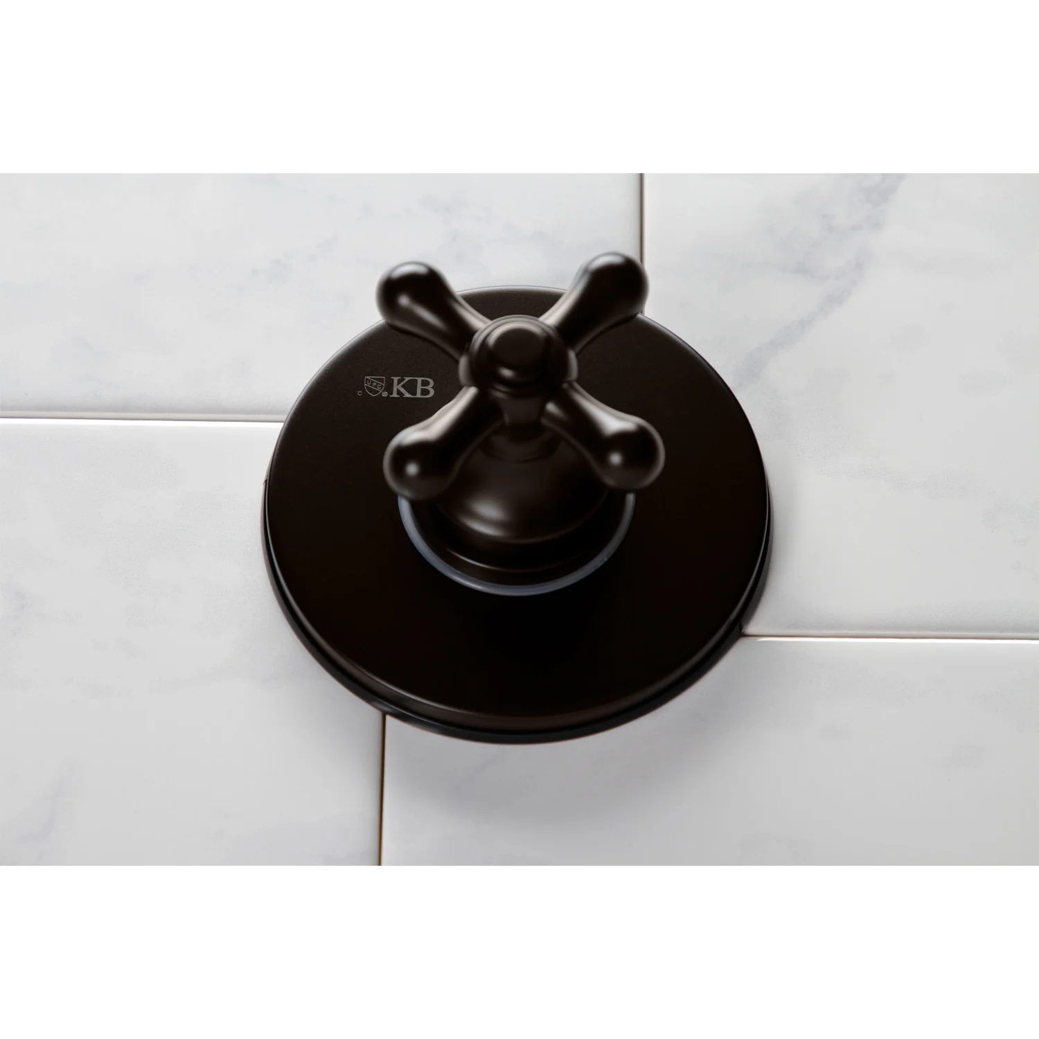 Kingston Heirloom KS3035AX - Restoration Single-Handle Three-Way Diverter Valve with Round Trim Kit, Oil Rubbed Bronze - Image 3