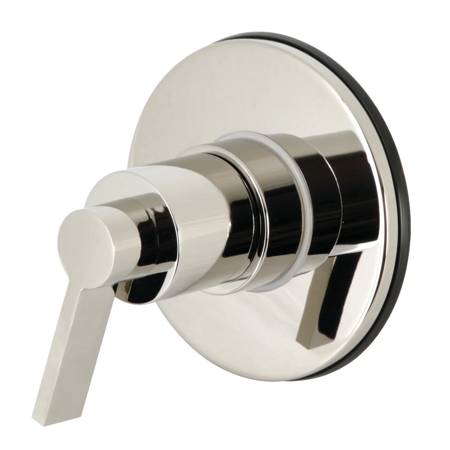 Kingston Sona KS3036NDL - NuvoFusion Single-Handle Three-Way Diverter Valve with Round Trim Kit, Polished Nickel