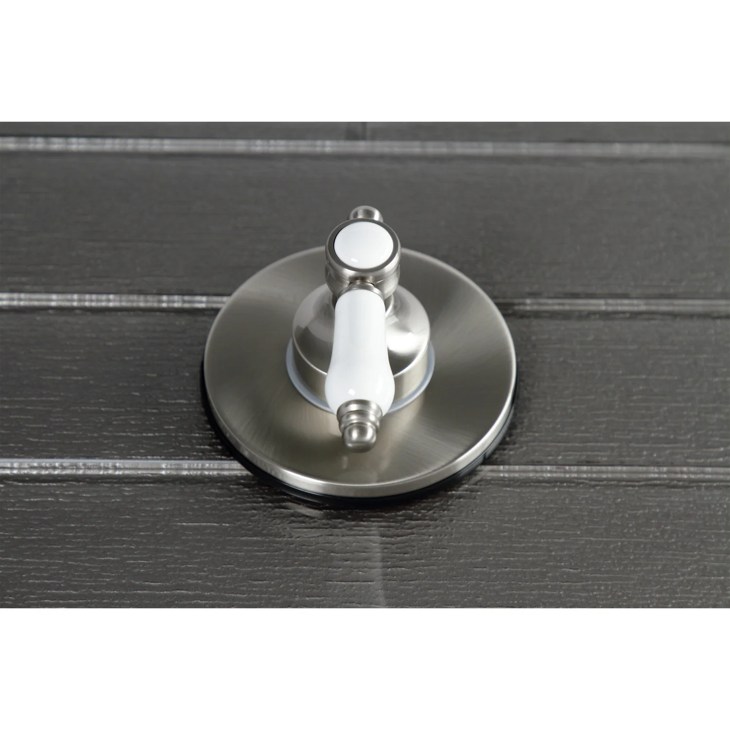 Kingston Heirloom KS3038BPL - Bel-Air Single-Handle Three-Way Diverter Valve with Round Trim Kit, Brushed Nickel - Image 4