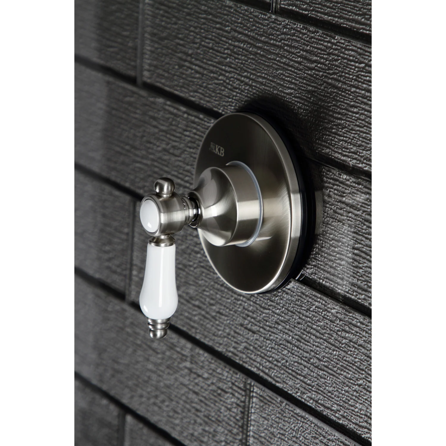 Kingston Heirloom KS3038BPL - Bel-Air Single-Handle Three-Way Diverter Valve with Round Trim Kit, Brushed Nickel - Image 6
