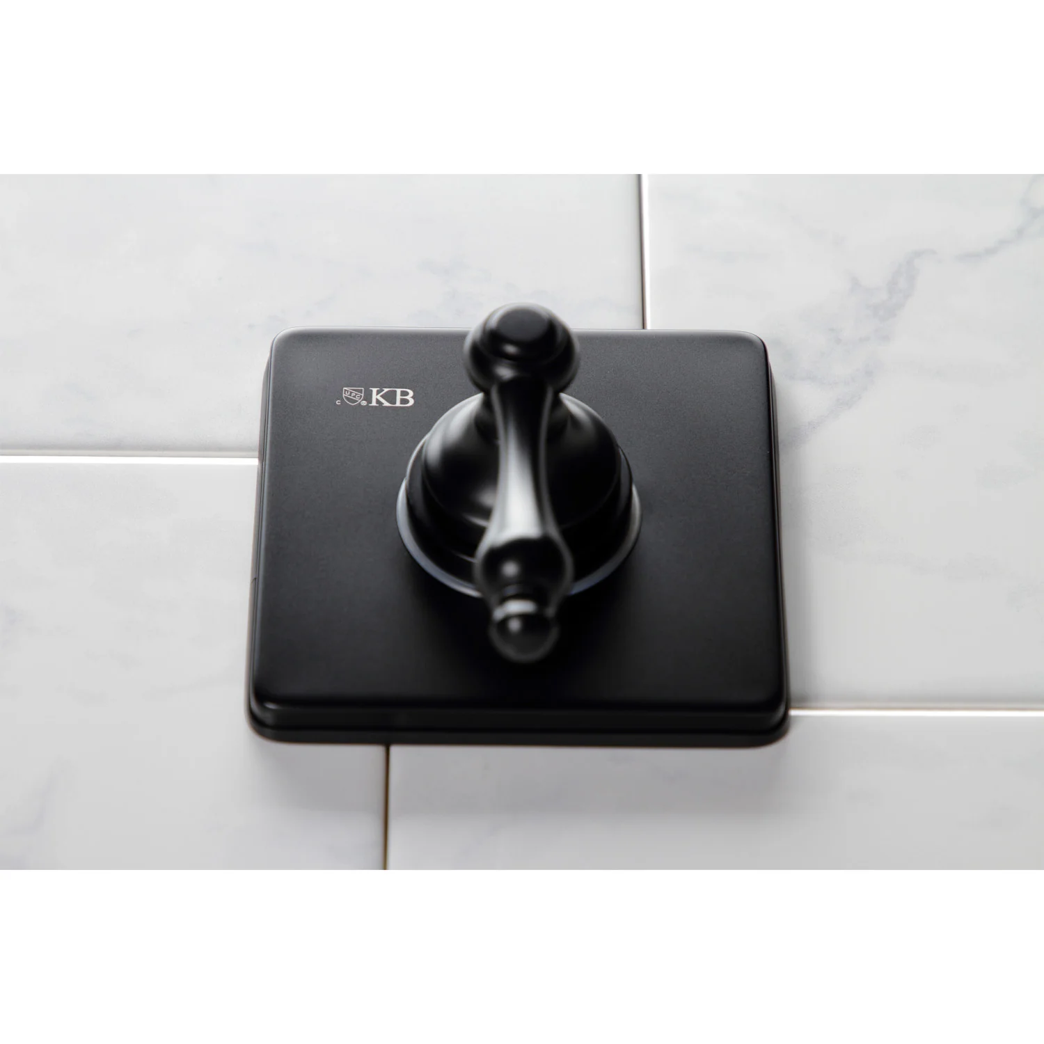Kingston Heirloom KS3040AL - Restoration Single-Handle Three-Way Diverter Valve with Square Trim Kit, Matte Black - Image 3