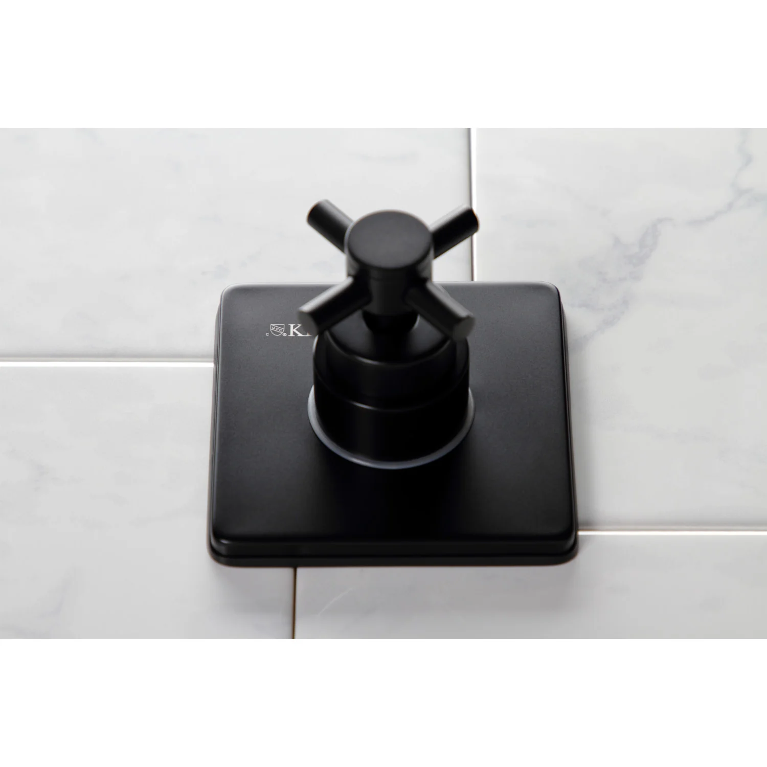 Kingston Sona KS3040DX - Concord Single-Handle Three-Way Diverter Valve with Square Trim Kit, Matte Black - Image 3