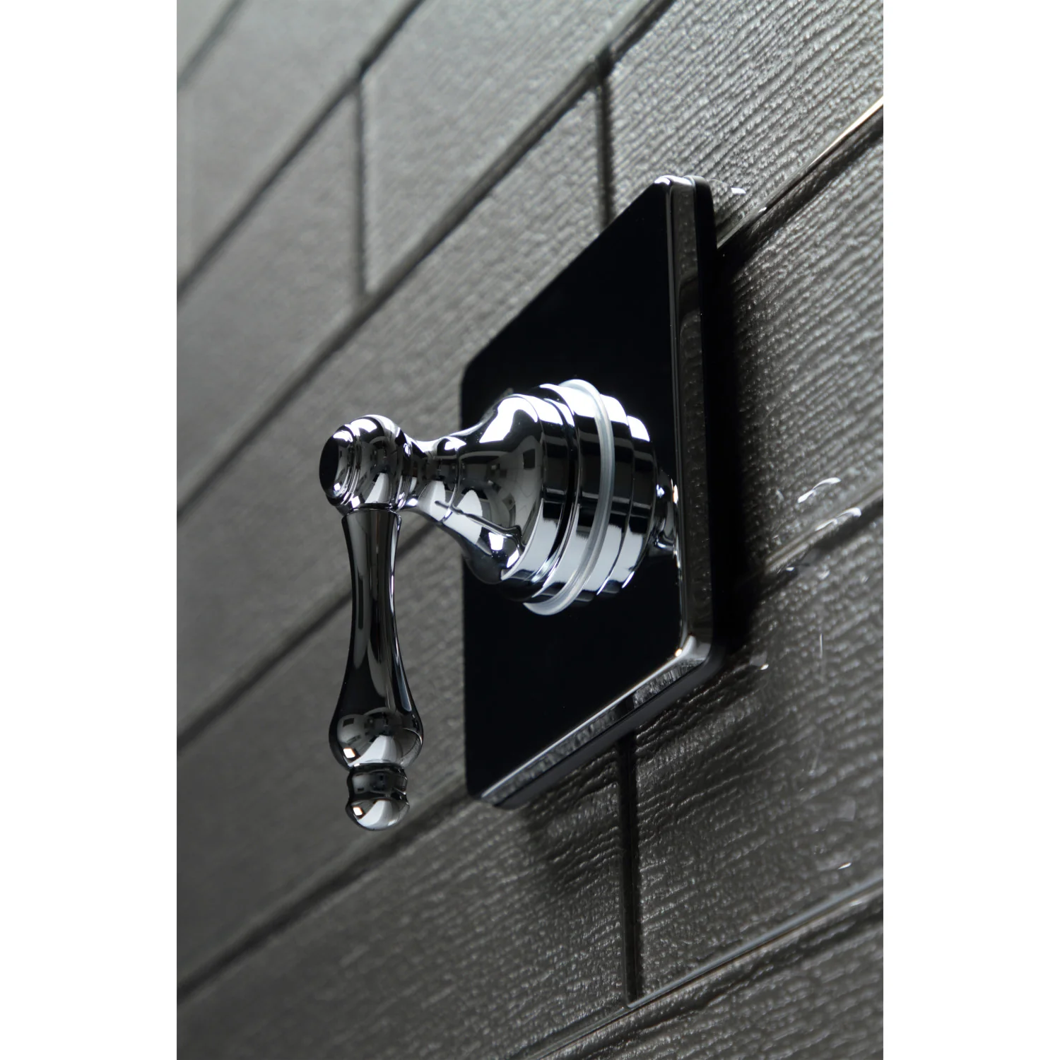 Kingston Heirloom KS3041AL - Restoration Single-Handle Three-Way Diverter Valve with Square Trim Kit, Polished Chrome - Image 4
