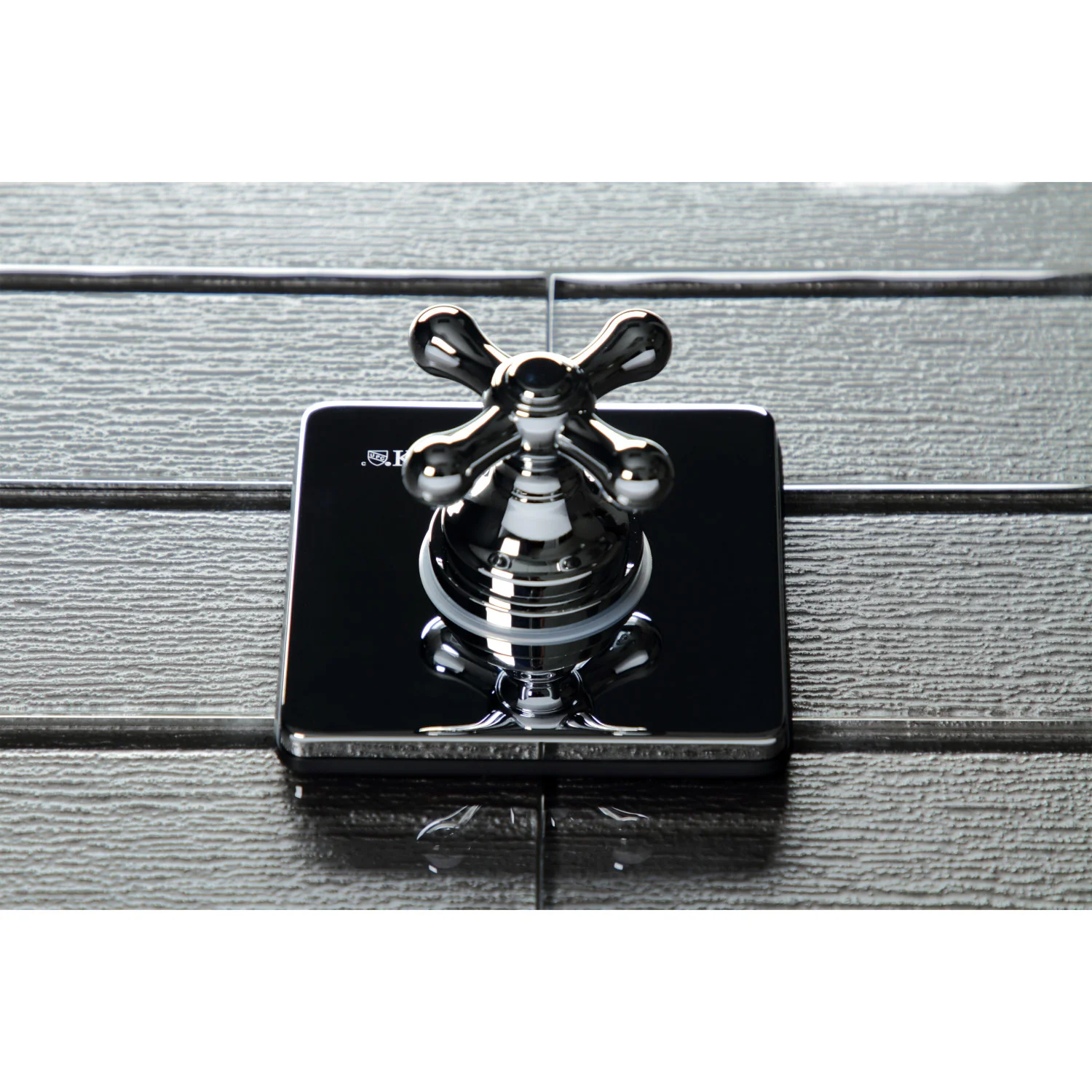 Kingston Heirloom KS3041AX - Restoration Single-Handle Three-Way Diverter Valve with Square Trim Kit, Polished Chrome - Image 3