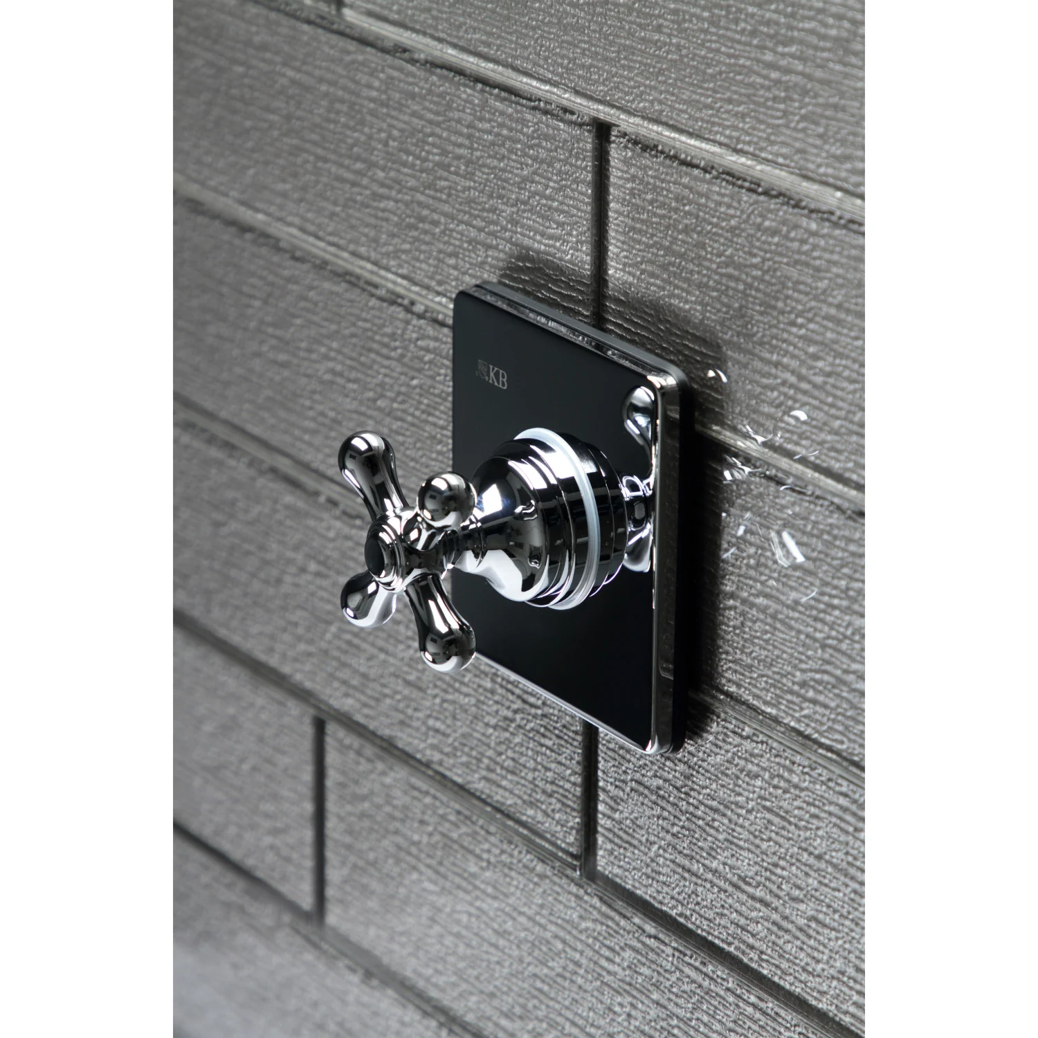 Kingston Heirloom KS3041AX - Restoration Single-Handle Three-Way Diverter Valve with Square Trim Kit, Polished Chrome - Image 5