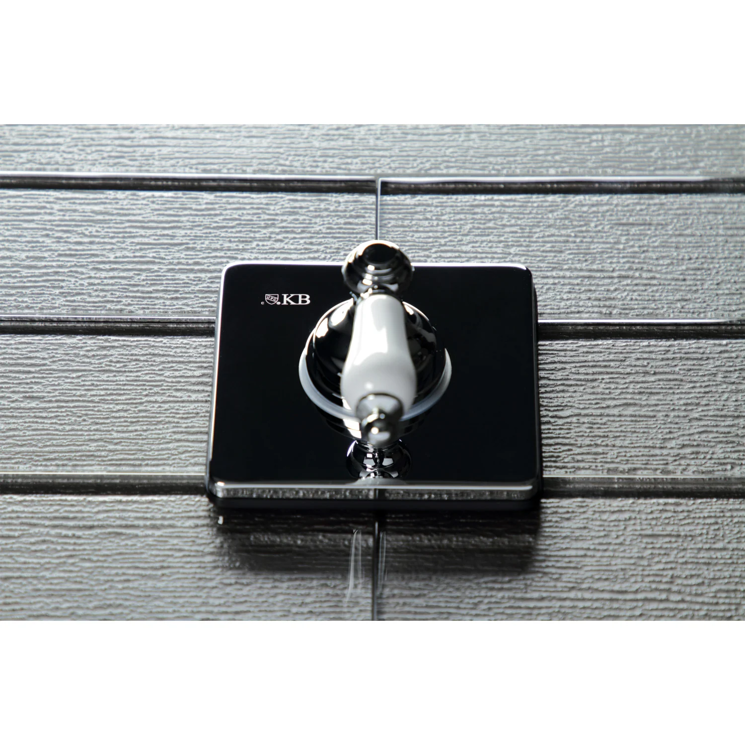 Kingston Heirloom KS3041PL - Restoration Single-Handle Three-Way Diverter Valve with Square Trim Kit, Polished Chrome - Image 3