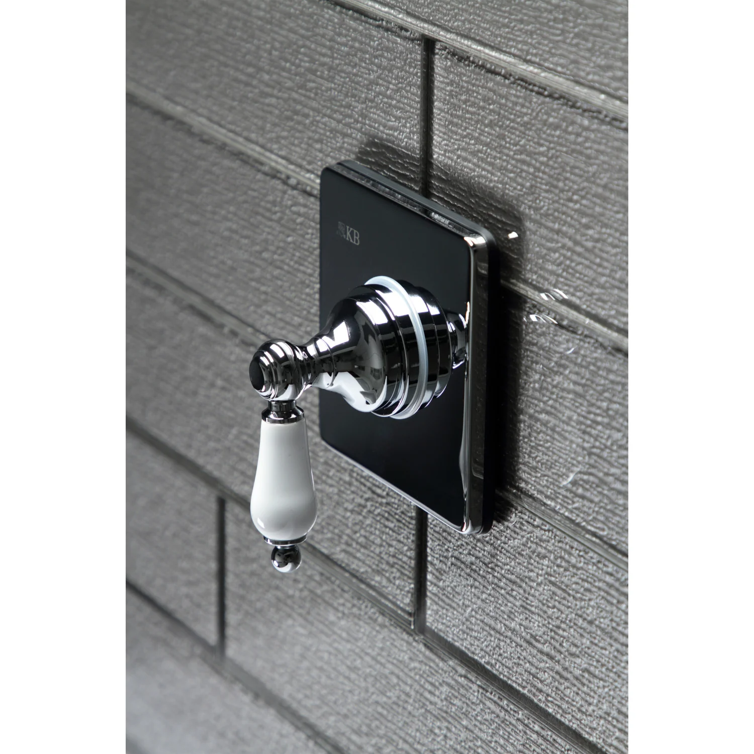Kingston Heirloom KS3041PL - Restoration Single-Handle Three-Way Diverter Valve with Square Trim Kit, Polished Chrome - Image 5