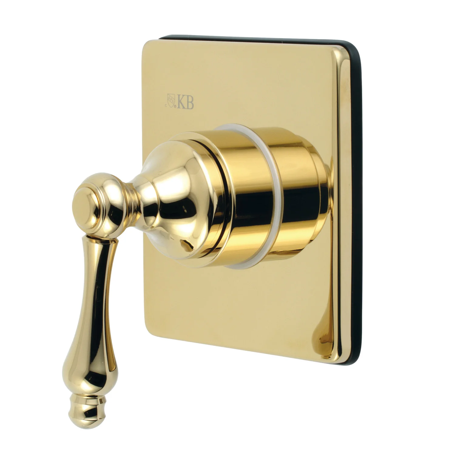 Kingston Heirloom KS3042AL - Restoration Single-Handle Three-Way Diverter Valve with Square Trim Kit, Polished Brass
