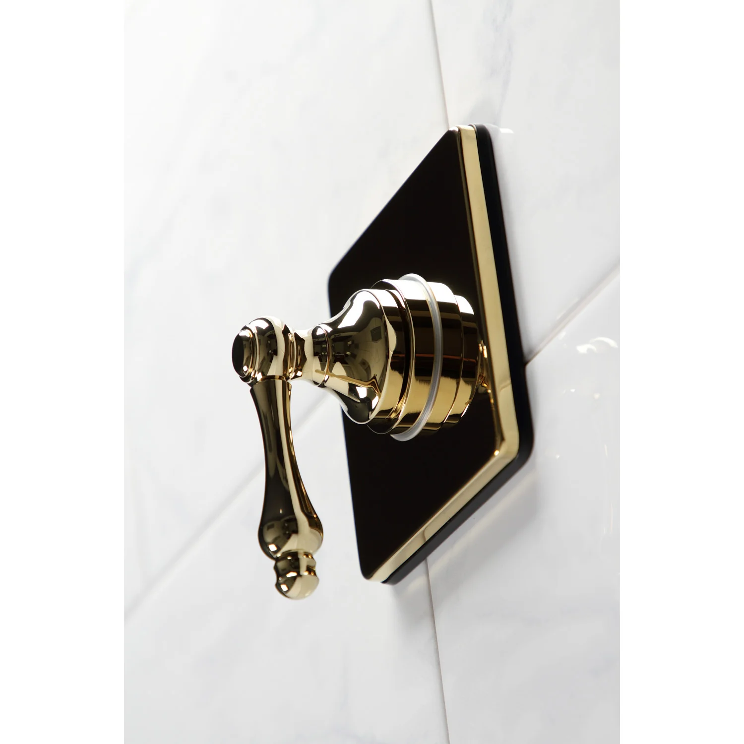 Kingston Heirloom KS3042AL - Restoration Single-Handle Three-Way Diverter Valve with Square Trim Kit, Polished Brass - Image 4