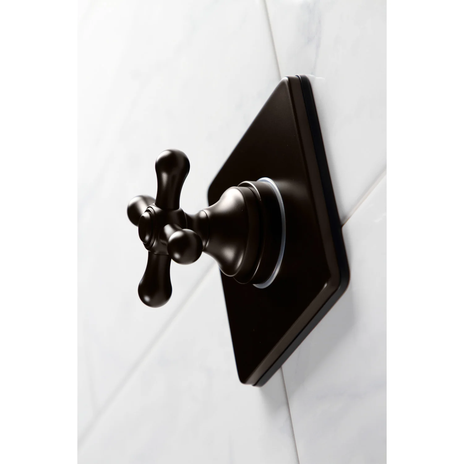Kingston Heirloom KS3045AX - Restoration Single-Handle Three-Way Diverter Valve with Square Trim Kit, Oil Rubbed Bronze - Image 4