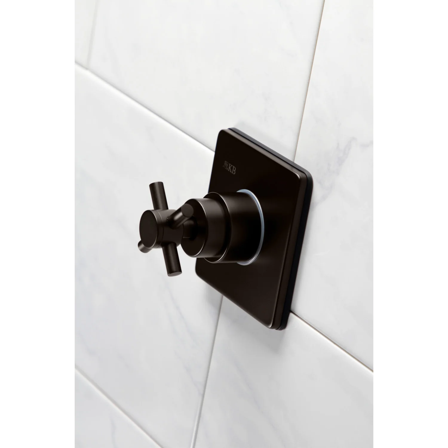 Kingston Sona KS3045DX - Concord Single-Handle Three-Way Diverter Valve with Square Trim Kit, Oil Rubbed Bronze - Image 5