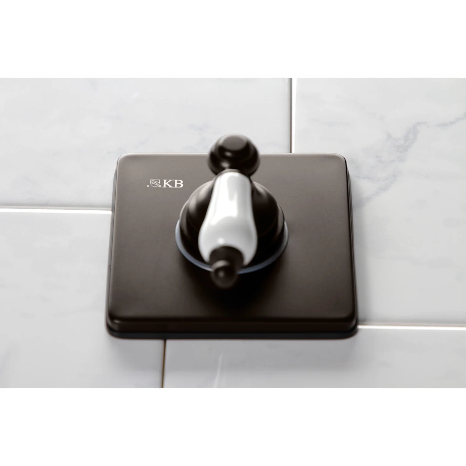 Kingston Heirloom KS3045PL - Restoration Single-Handle Three-Way Diverter Valve with Square Trim Kit, Oil Rubbed Bronze - Image 3