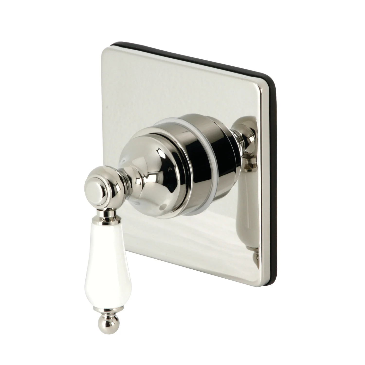 Kingston Heirloom KS3046PL - Restoration Single-Handle Three-Way Diverter Valve with Square Trim Kit, Polished Nickel