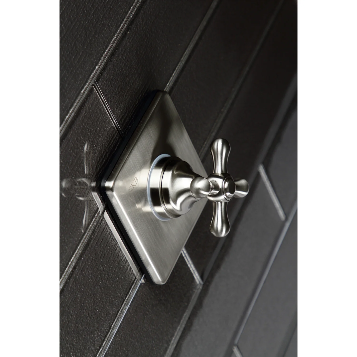 Kingston Heirloom KS3048AX - Restoration Single-Handle Three-Way Diverter Valve with Square Trim Kit, Brushed Nickel - Image 2