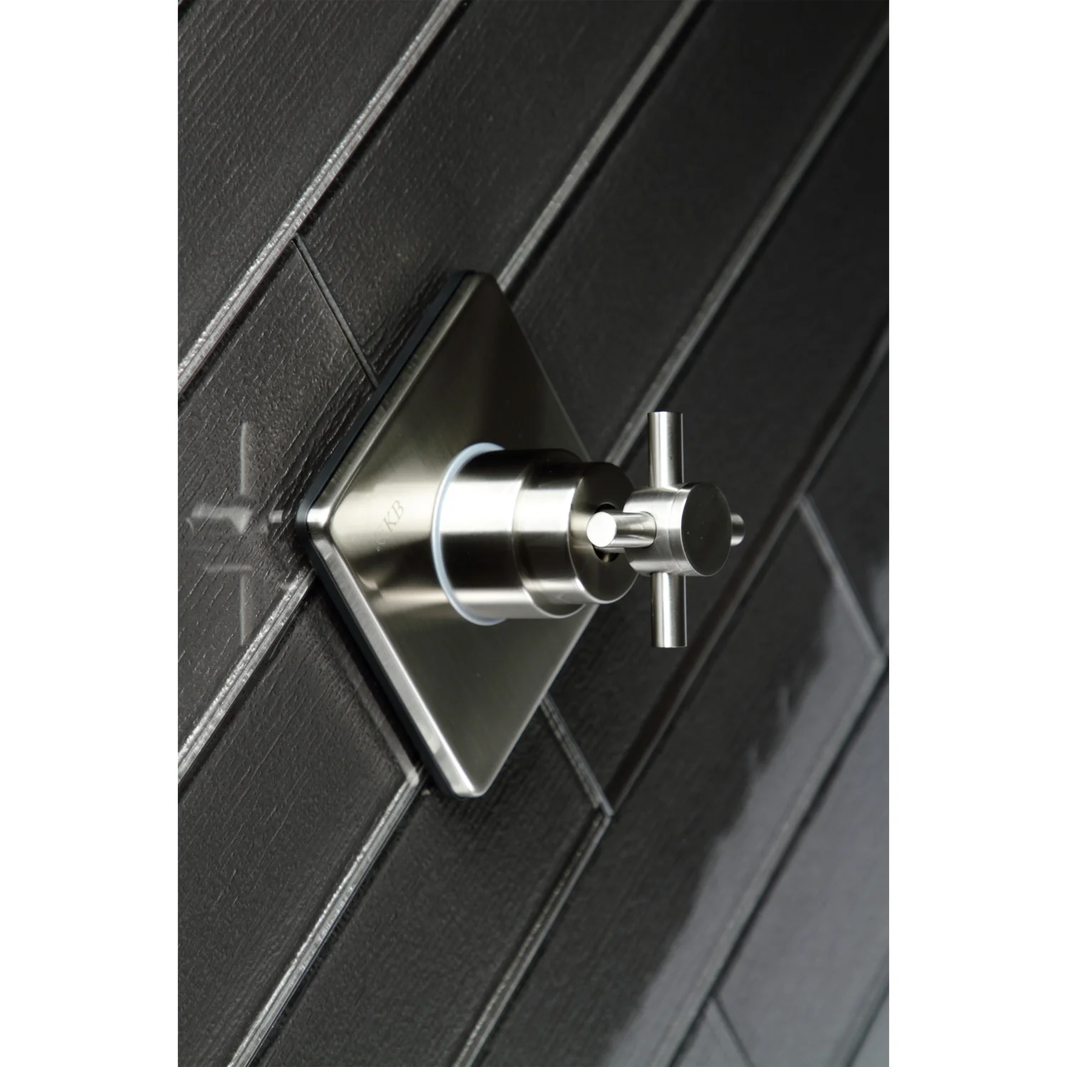 Kingston Sona KS3048DX - Concord Single-Handle Three-Way Diverter Valve with Square Trim Kit, Brushed Nickel - Image 2
